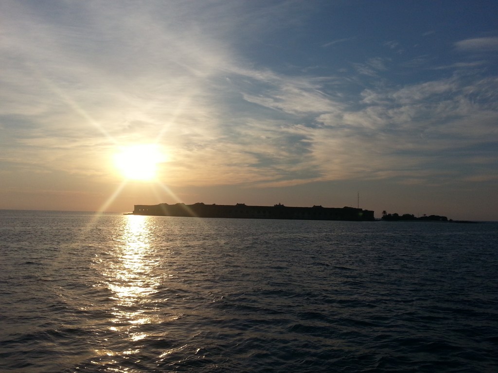 Fort Jefferson at Sunset